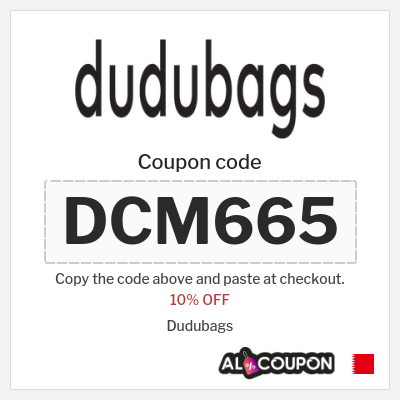 Coupon for Dudubags (DCM665) 10% OFF