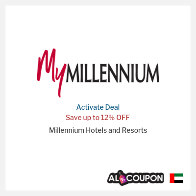 Coupon discount code for Millennium Hotels and Resorts 25% OFF