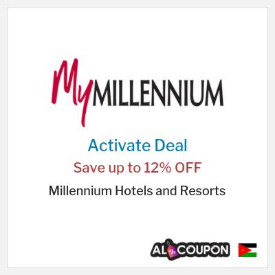 Coupon discount code for Millennium Hotels and Resorts 25% OFF