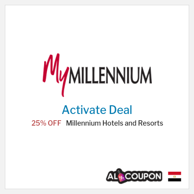 Special Deal for Millennium Hotels and Resorts 25% OFF