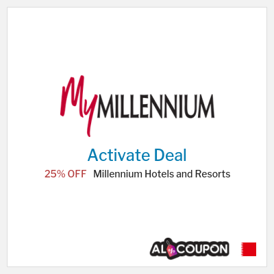 Special Deal for Millennium Hotels and Resorts 25% OFF