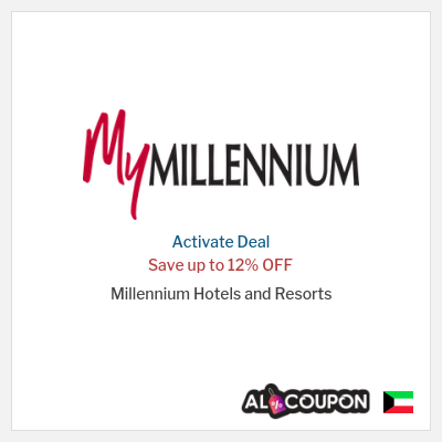 Special Deal for Millennium Hotels and Resorts Save up to 12% OFF