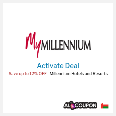 Special Deal for Millennium Hotels and Resorts Save up to 12% OFF