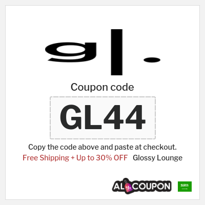 Coupon discount code for Glossy Lounge 30% OFF
