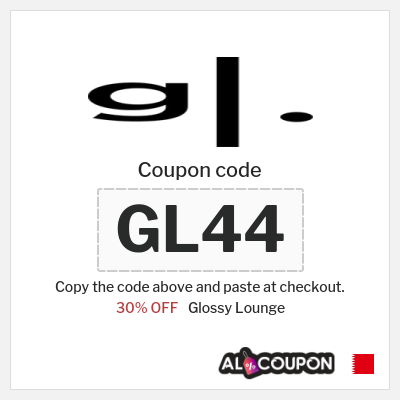Coupon discount code for Glossy Lounge 30% OFF