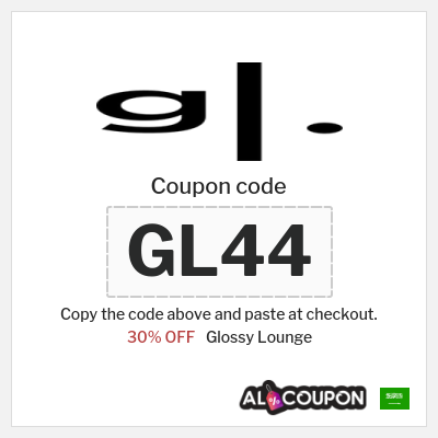 Coupon discount code for Glossy Lounge 30% OFF