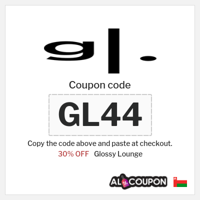 Coupon for Glossy Lounge (GL44) 30% OFF