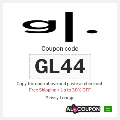 Coupon for Glossy Lounge (GL44) Free Shipping + Up to 30% OFF
