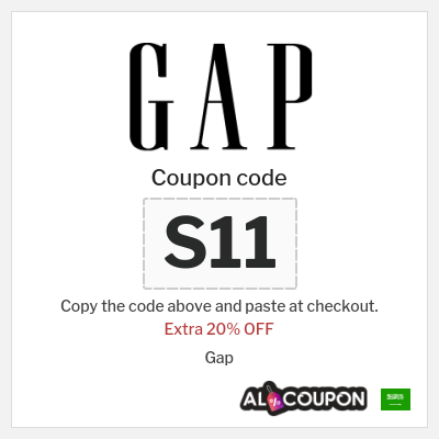 Gap coupon code Saudi Arabia