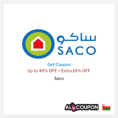 Coupon discount code for Saco 10% OFF