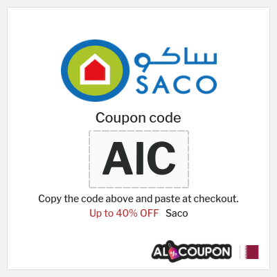 Coupon discount code for Saco Up to 40% OFF