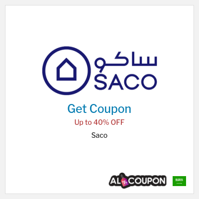 Coupon for Saco Up to 40% OFF