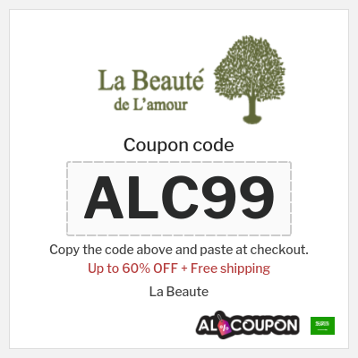 Coupon for La Beaute (ALC99) Up to 60% OFF + Free shipping