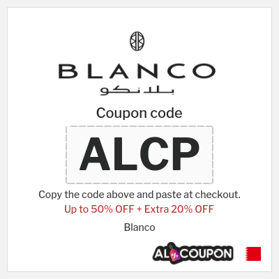 Coupon discount code for Blanco 20% OFF