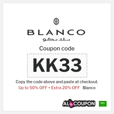 Coupon discount code for Blanco 20% OFF