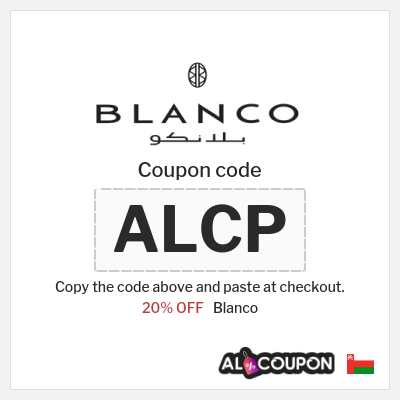 Coupon for Blanco (ALCP) 20% OFF