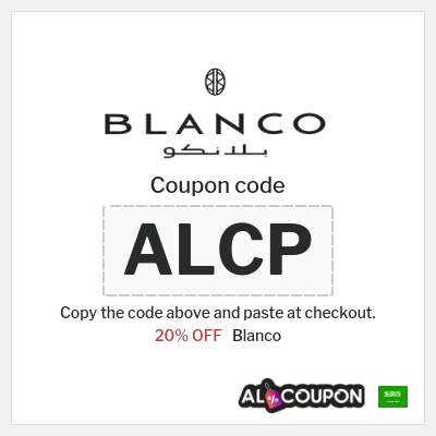 Coupon for Blanco (ALCP) 20% OFF