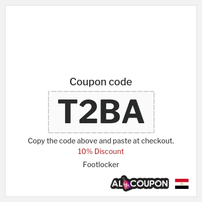 Coupon for Footlocker (T2BA) 10% Discount