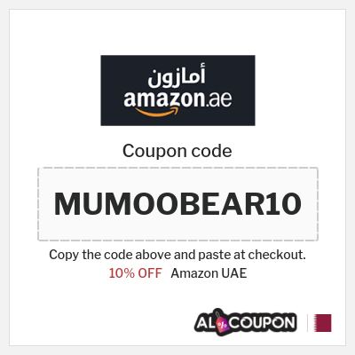 Coupon for Amazon UAE (MUMOOBEAR10) 10% OFF