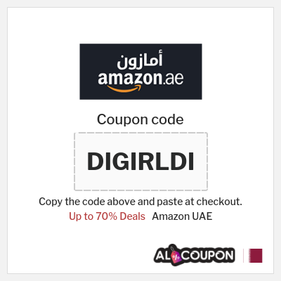 Coupon for Amazon UAE (DIGIRLDI) Up to 70% Deals