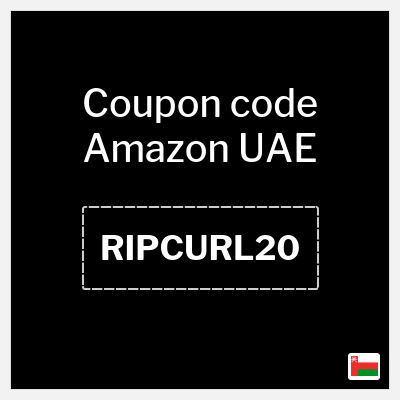 Coupon for Amazon UAE (RIPCURL20) 20% OFF