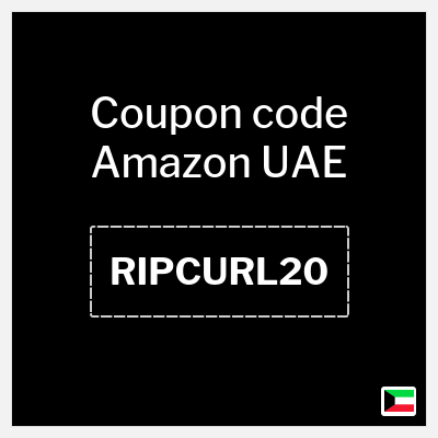 Coupon for Amazon UAE (RIPCURL20) 20% OFF