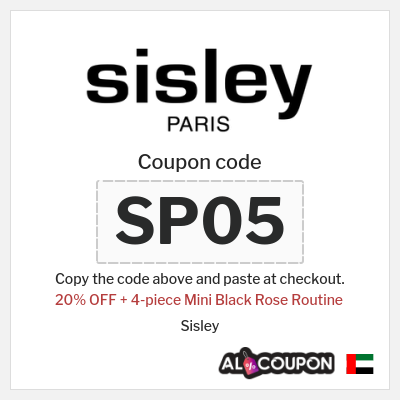 Coupon discount code for Sisley 20% OFF