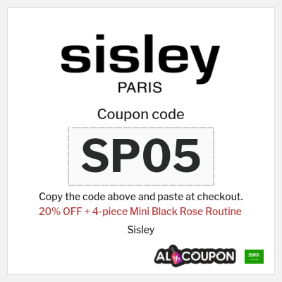 Coupon discount code for Sisley 20% OFF