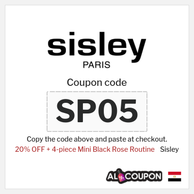 Coupon discount code for Sisley 20% OFF