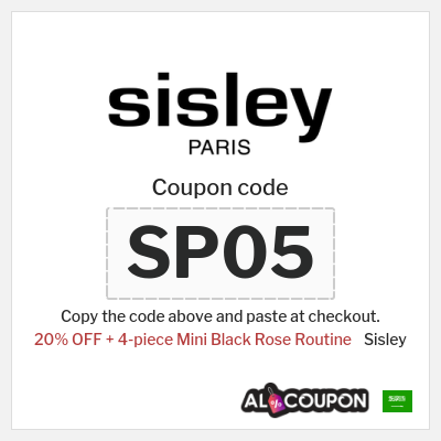 Coupon discount code for Sisley 20% OFF
