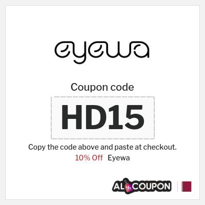 Coupon for Eyewa (HD15) 10% Off
