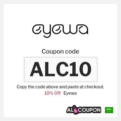 Coupon for Eyewa (ALC10) 10% Off