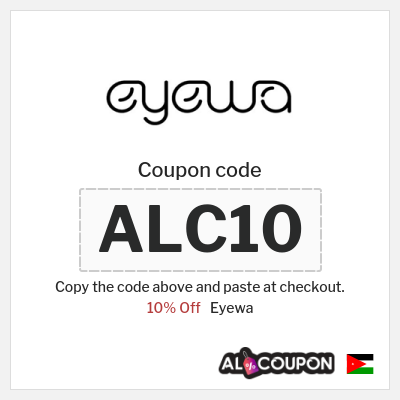 Eyewa Coupon (ALC10) Eyewa Discount Code 2026
