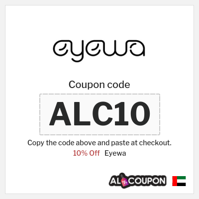 Eyewa Coupon (ALC10) Eyewa Discount Code 2026