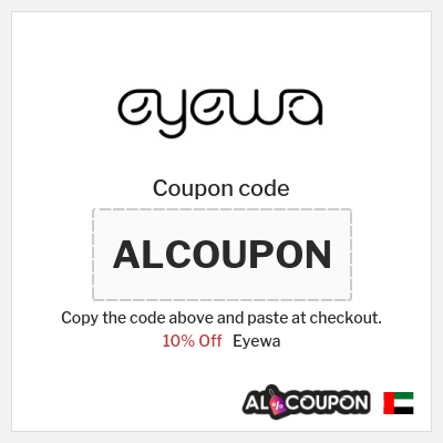 Coupon for Eyewa (ALCOUPON) 10% Off
