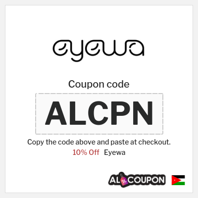 Eyewa Coupon (ALCPN) Eyewa Discount Code 2026