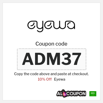 Eyewa Coupon (ADM37) Eyewa Discount Code 2026