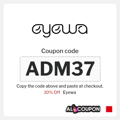 Coupon for Eyewa (ADM37) 10% Off