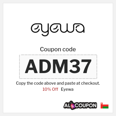 Coupon for Eyewa (ADM37) 10% Off