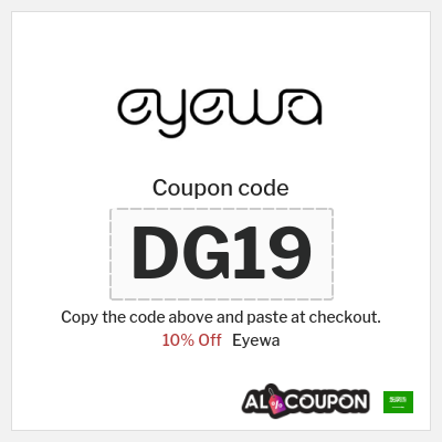 Coupon for Eyewa (DG19) 10% Off