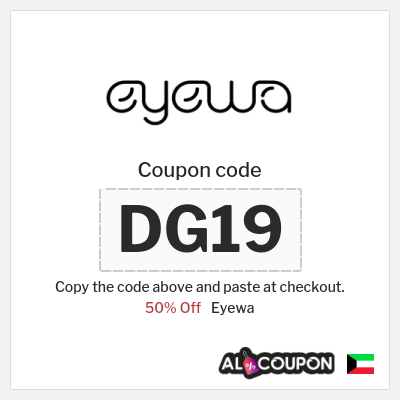 Eyewa Coupon (DG19) Eyewa Discount Code 2026