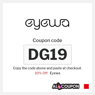 Coupon for Eyewa (DG19) 10% Off