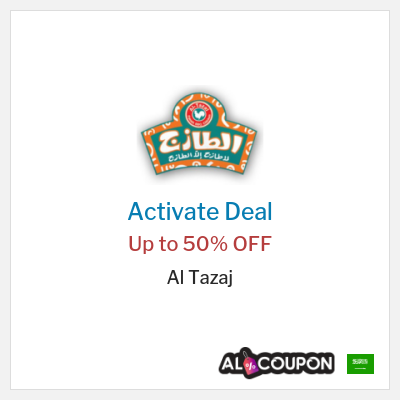 Coupon discount code for Al Tazaj Up to 90% OFF