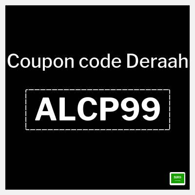 Deraah Coupon (ALCP99) Deraah Discount Code KSA