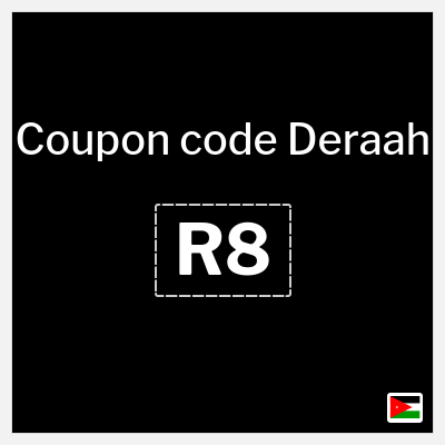 Deraah Coupon (R8) Deraah Discount Code Jordan