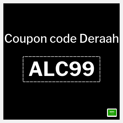 Deraah Coupon (ALC99) Deraah Discount Code KSA