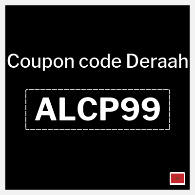 Deraah Coupon (ALCP99) Deraah Discount Code Morocco