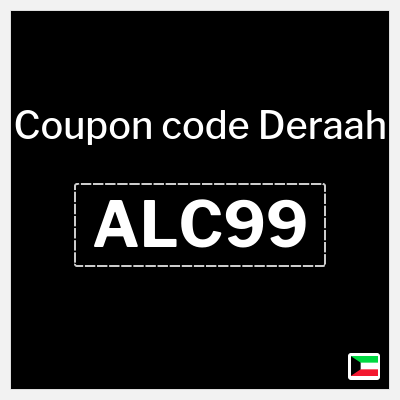 Deraah Coupon (ALC99) Deraah Discount Code Kuwait