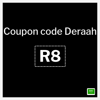 Deraah Coupon (R8) Deraah Discount Code KSA