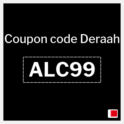 Deraah Coupon (ALC99) Deraah Discount Code Bahrain